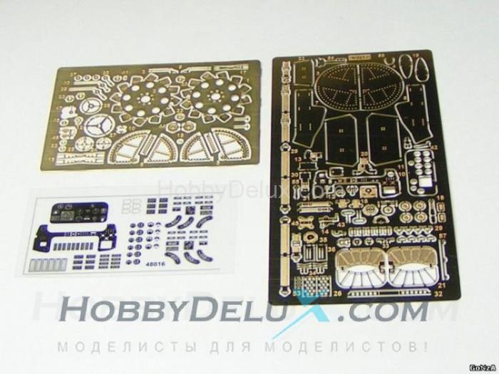 Набор для деталировки сборной модели Ла-5ФН GON48017
