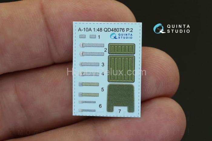 3D Декаль интерьера кабины A-10A  для модели Italeri QD48076