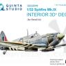 3D Декаль интерьера кабины Spitfire Mk. IX для модели Revell QD32044