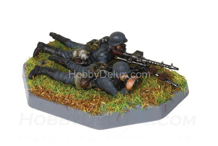 Немецкий пулемет МГ-34 с расчётом 1939-42гг ZV6106