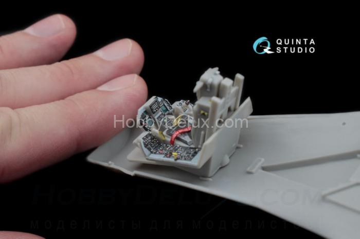 3D Декаль интерьера кабины F-16С Hasegawa QD48035