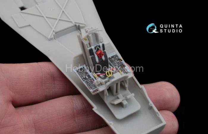 3D Декаль интерьера кабины F-16С Hasegawa QD48035