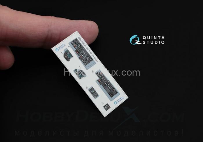 3D Декаль интерьера кабины F-16С Hasegawa QD48035