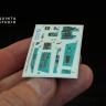 3D Декаль интерьера кабины МиГ-21ПФМ  изумрудные панели для модели Eduard QD48077
