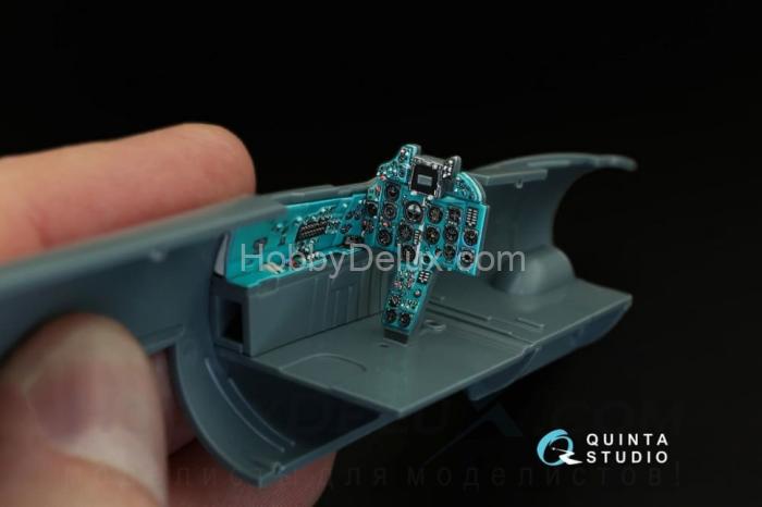 3D Декаль интерьера кабины МиГ-21ПФМ  изумрудные панели для модели Eduard QD48077