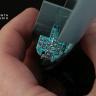 3D Декаль интерьера кабины МиГ-21ПФМ  изумрудные панели для модели Eduard QD48077