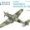 3D Декаль интерьера кабины Bf 109G-10 для модели Revell QD32045