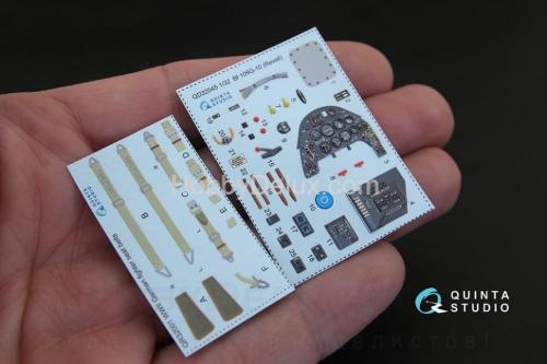 3D Декаль интерьера кабины Bf 109G-10 для модели Revell