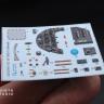3D Декаль интерьера кабины Bf 109G-10 для модели Revell QD32045