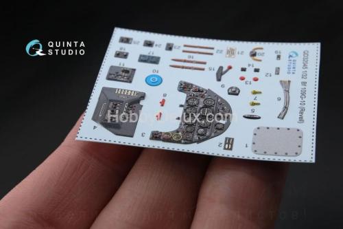 3D Декаль интерьера кабины Bf 109G-10 для модели Revell