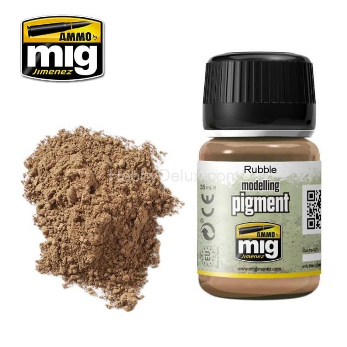 AMMO of Mig AMIG3013 Ammo Mig AMIG3013 Пигмент RUBBLE (Бутовый камень, булыжник)