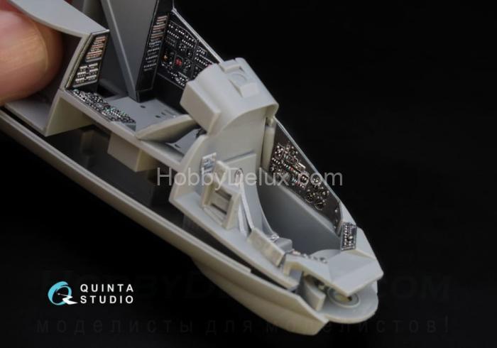 3D Декаль интерьера кабины Ми-24В НАТО (черные панели) QD48036