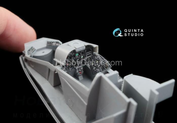 3D Декаль интерьера кабины Ми-24В НАТО (черные панели) QD48036