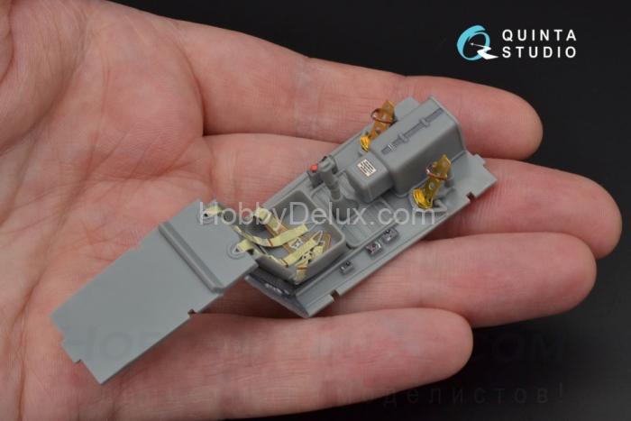 3D Декаль интерьера кабины Bf 109G-10 для модели Трубач QD32046