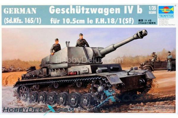 German Geschutzwagen IV b fur 10.5cm le.F.H. 18/1(Sf) (Sd.Kfz 165/1) TR-00374