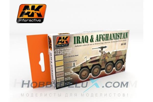 Iraq And Afghanistan Acrilic Set - Тематический набор красок Афганистан и Ирак AK-558