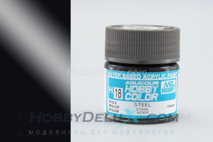 Краска акриловая Hobby Color - H018 Steel H18
