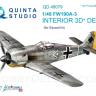 3D Декаль интерьера кабины Fw 190A-3 для модели Eduard QD48079