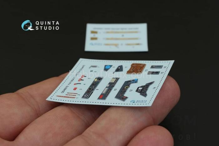 3D Декаль интерьера кабины Fw 190A-3 для модели Eduard QD48079