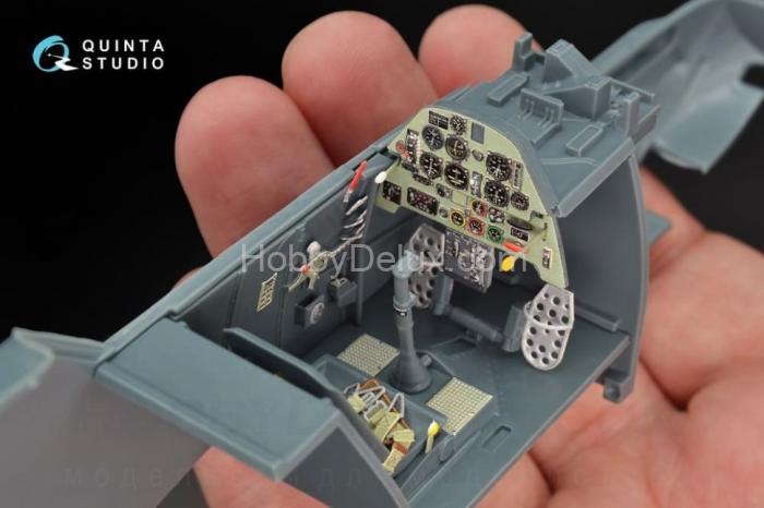 3D Декаль интерьера кабины Bf 109E-1 для модели Eduard QD32047