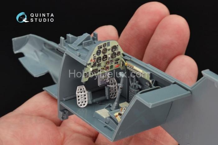 3D Декаль интерьера кабины Bf 109E-1 для модели Eduard QD32047