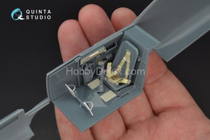 3D Декаль интерьера кабины Bf 109E-1 для модели Eduard QD32047