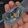 3D Декаль интерьера кабины Bf 109E-1 для модели Eduard QD32047