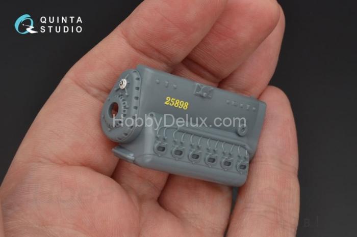 3D Декаль интерьера кабины Bf 109E-1 для модели Eduard QD32047