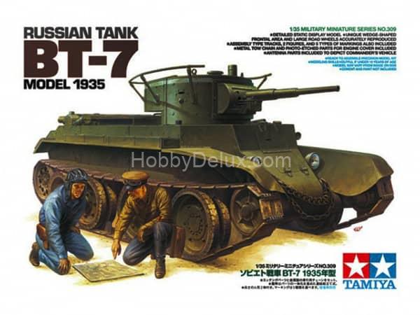 Советский лёгкий танк БТ-7 (выпуск 1935 г) с 2-мя фигурами 35309