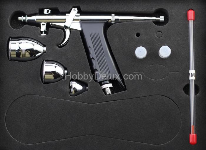 Аэрограф Jas 1080 (набор: игла, сопло 0,3; 0,5; 0,8) JAS1080