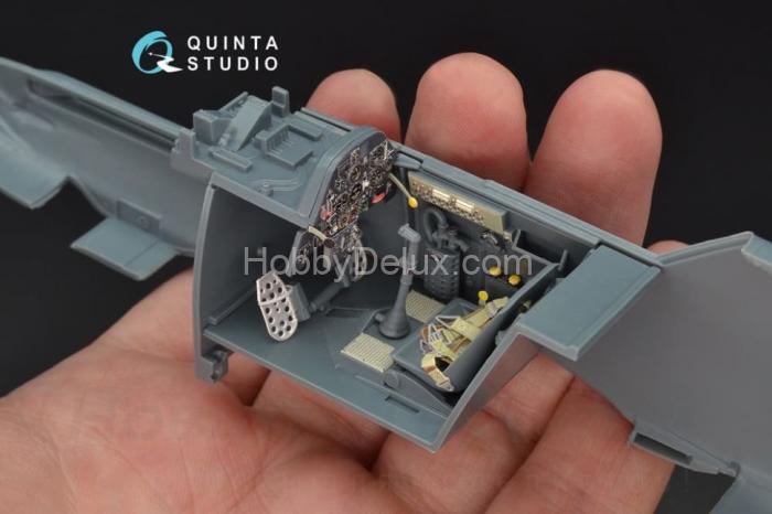 3D Декаль интерьера кабины Bf 109E-3 для модели Eduard QD32048