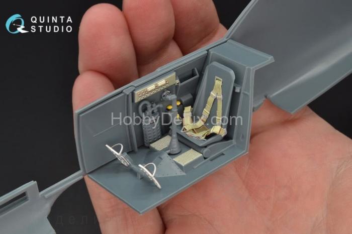 3D Декаль интерьера кабины Bf 109E-3 для модели Eduard QD32048