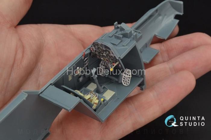 3D Декаль интерьера кабины Bf 109E-3 для модели Eduard QD32048