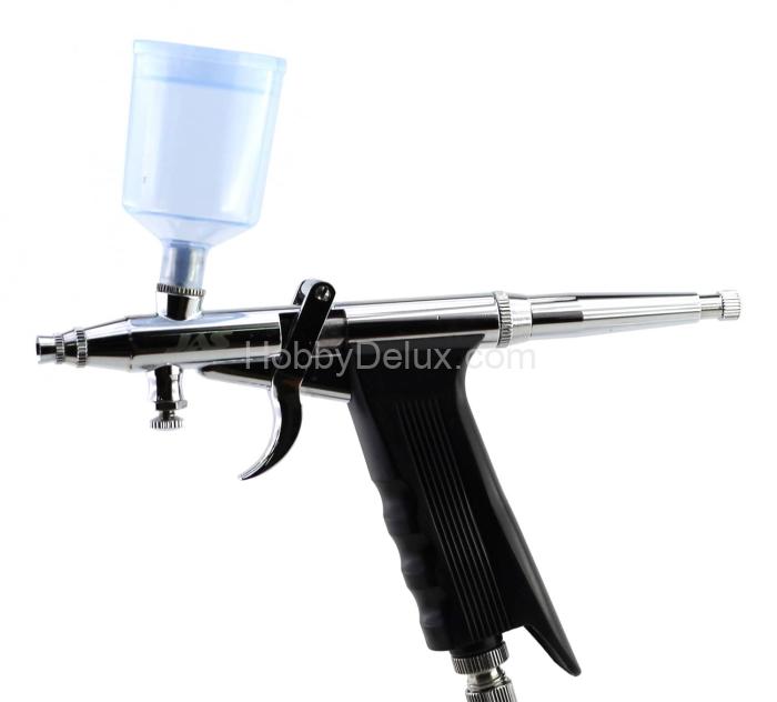 Аэрограф Jas 1081 (Air Control) (набор: игла, сопло 0,3; 0,5; 0,8) JAS1081