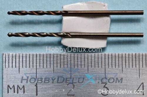 Сверло спиральное с цилиндрическим хвостовиком 1,3мм(2 шт.) (1)