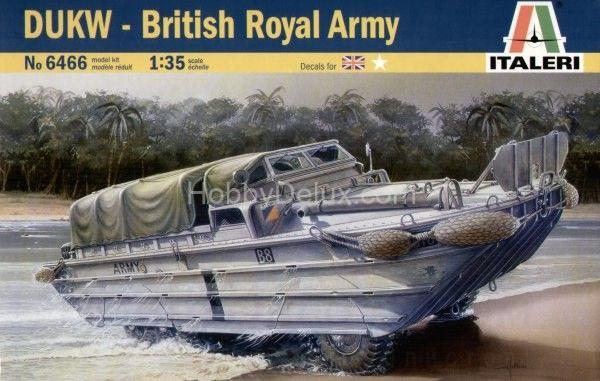 Модель бронеавтомобиля DUKW - British Royal Army IT6466