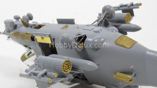 Набор фототравления для Ми-24 экстерьер от Звезды (1:72) МД072221