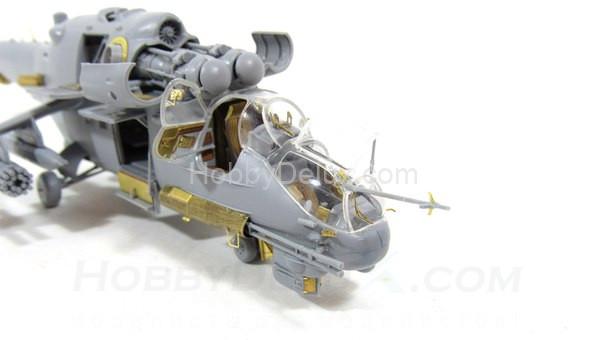 Набор фототравления для Ми-24 экстерьер от Звезды (1:72) МД072221