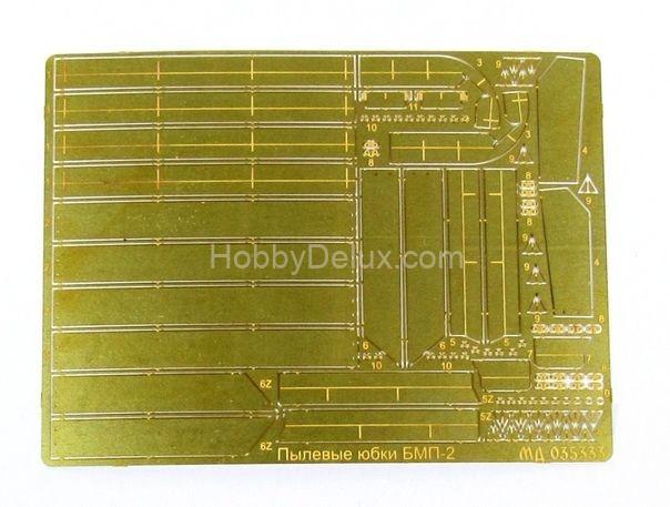 Набор фототравления для БМП-2 Пылевые юбки МД035333