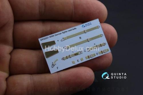 3D Декаль интерьера кабины Bf 109E-4 для модели Eduard