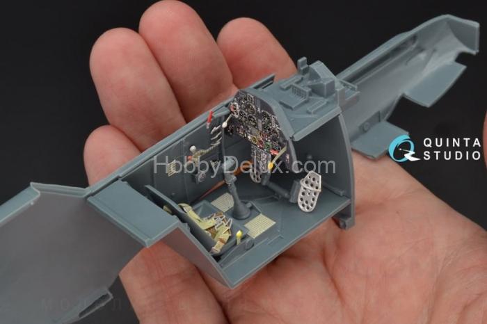 3D Декаль интерьера кабины Bf 109E-4 для модели Eduard QD32049