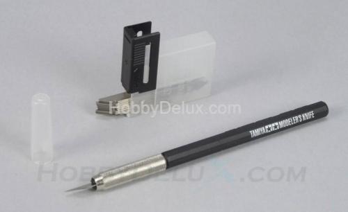 Модельный нож (+25 лезвий) с красной ручкой