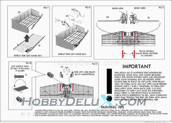 Ниши шасси для P-51D Mustang 1/48 AR-4806