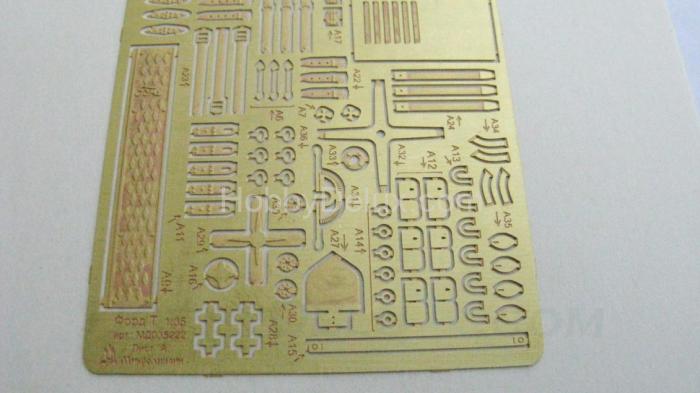 Набор фототравления для Форд-Т санитарный от ICM МД035222