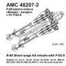 Авиационная управляемая ракета Р-60 с пусковой П-62-2 AMC48207-2