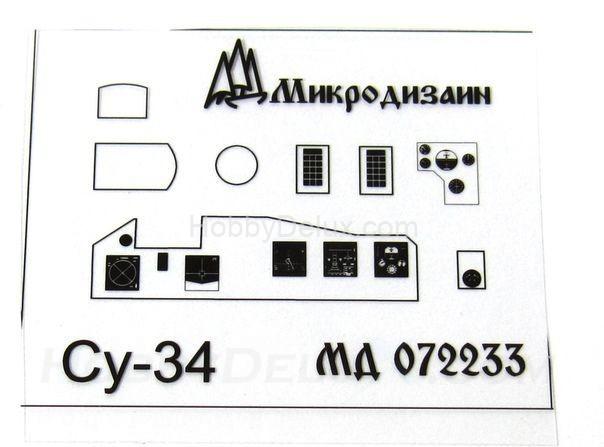 Су-34 интерьер от Звезды (1:72) МД072233
