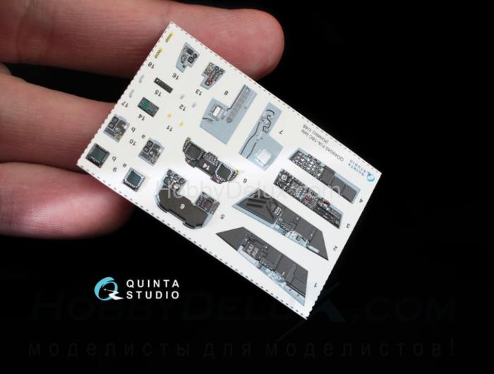 3D Декаль интерьера кабины F/A-18С (late) QD48040