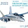 3D Декаль интерьера кабины F/A-18С (late) QD48040