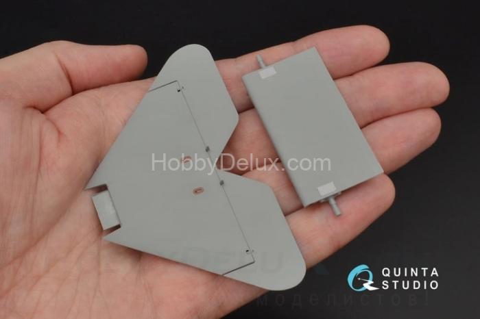 3D Декаль интерьера кабины Fokker Dr.1 для модели Meng QD32050