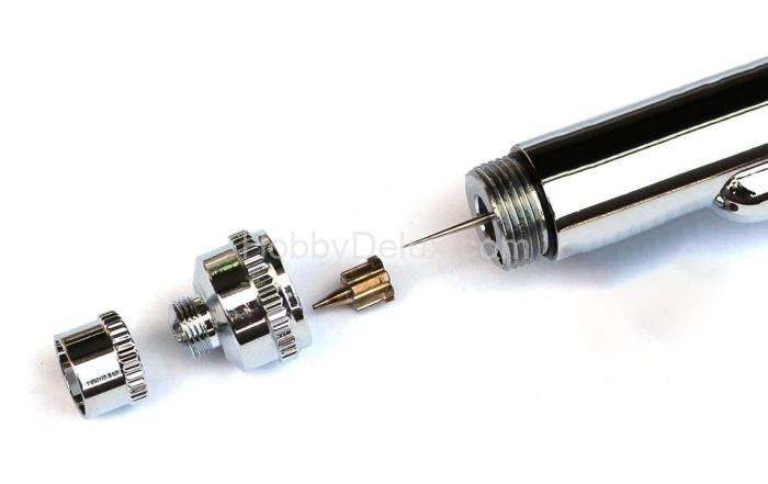 Аэрограф Jas 1180 Air Control (набор: игла, сопло 0,3; 0,5; 0,8мм) JAS1180